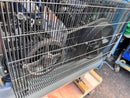 Airstrong 5.5Hp 150L 415V air compressor with metal tank and control panel, model H55, for industrial and workshop use.
