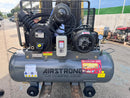 Airstrong 5.5Hp 150L 415V air compressor, model A-H55, featuring industrial-grade design and sturdy metal construction.