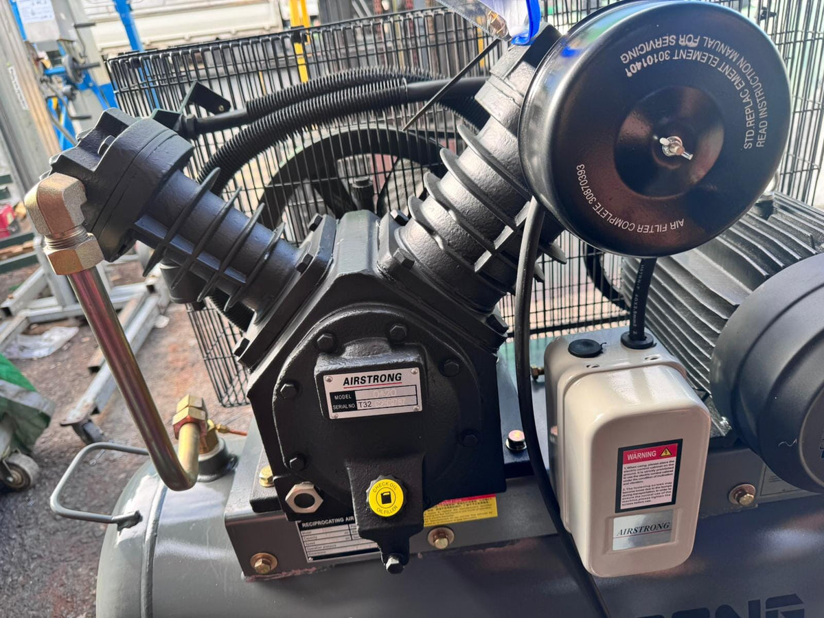 Airstrong 5.5Hp 150L 415v Air Compressor | Model : A-H55