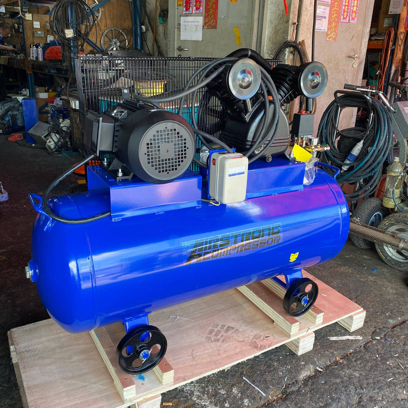 Airstrong 5.5HP 200L Air Compressor 415V 8 Bar : Model : ASFS55-200L Compressor Airstrong 