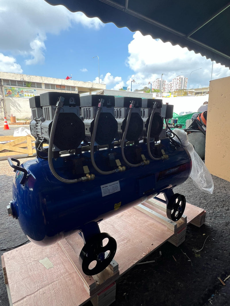 Airstrong 5HP 100L 230V Oil Free & Silent Air Compressor