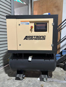Airstrong 7.5HP 10Bar 230V Screw Compressor C/W 160L Tank | Model: A-ASPMT7.5L Screw Compressor Airstrong 