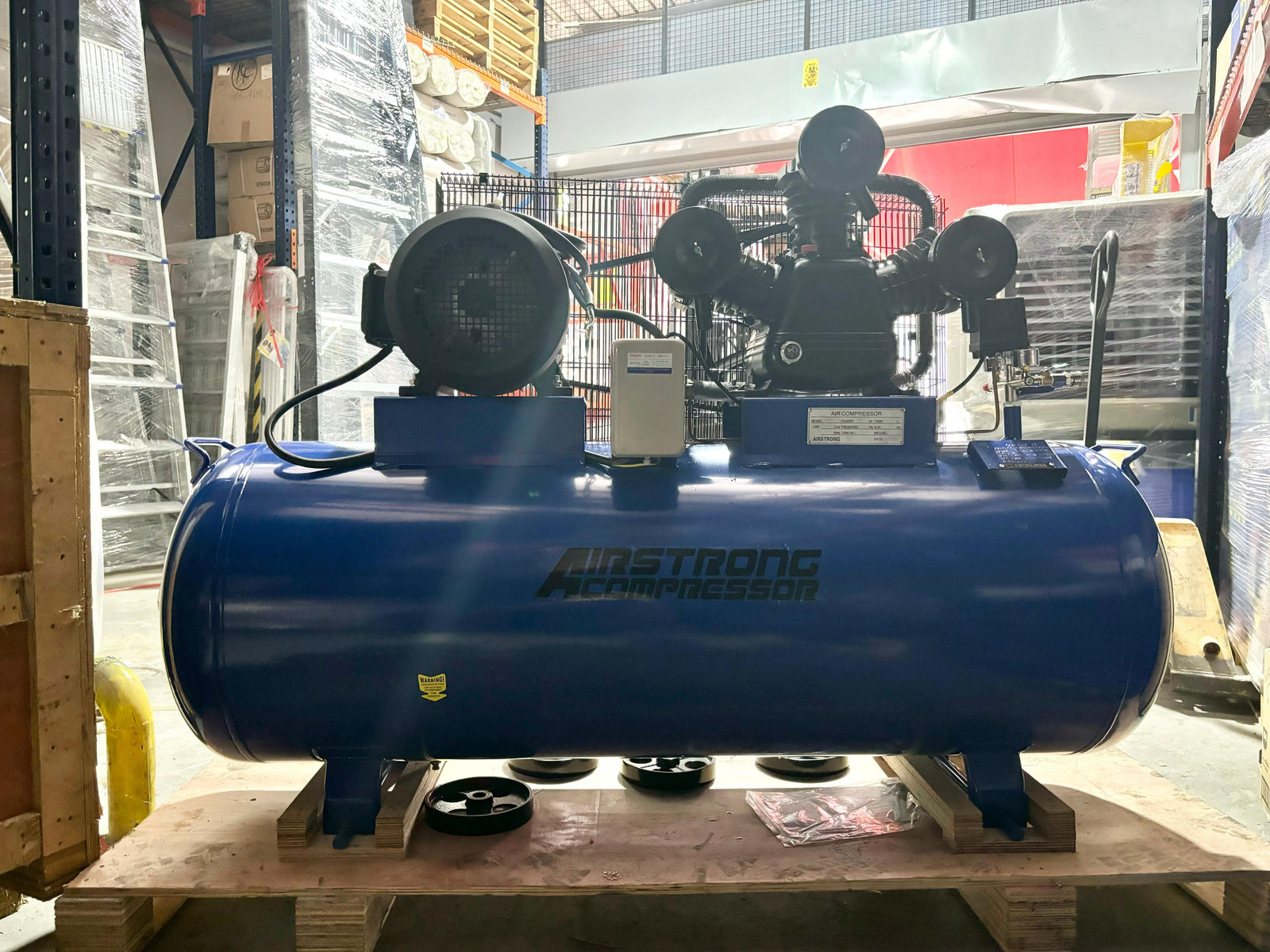 Strong Back Compressor Airstrong 7.5HP 300L 1 Stage 3 Phase Air Compressor | Model : ASFS75-3