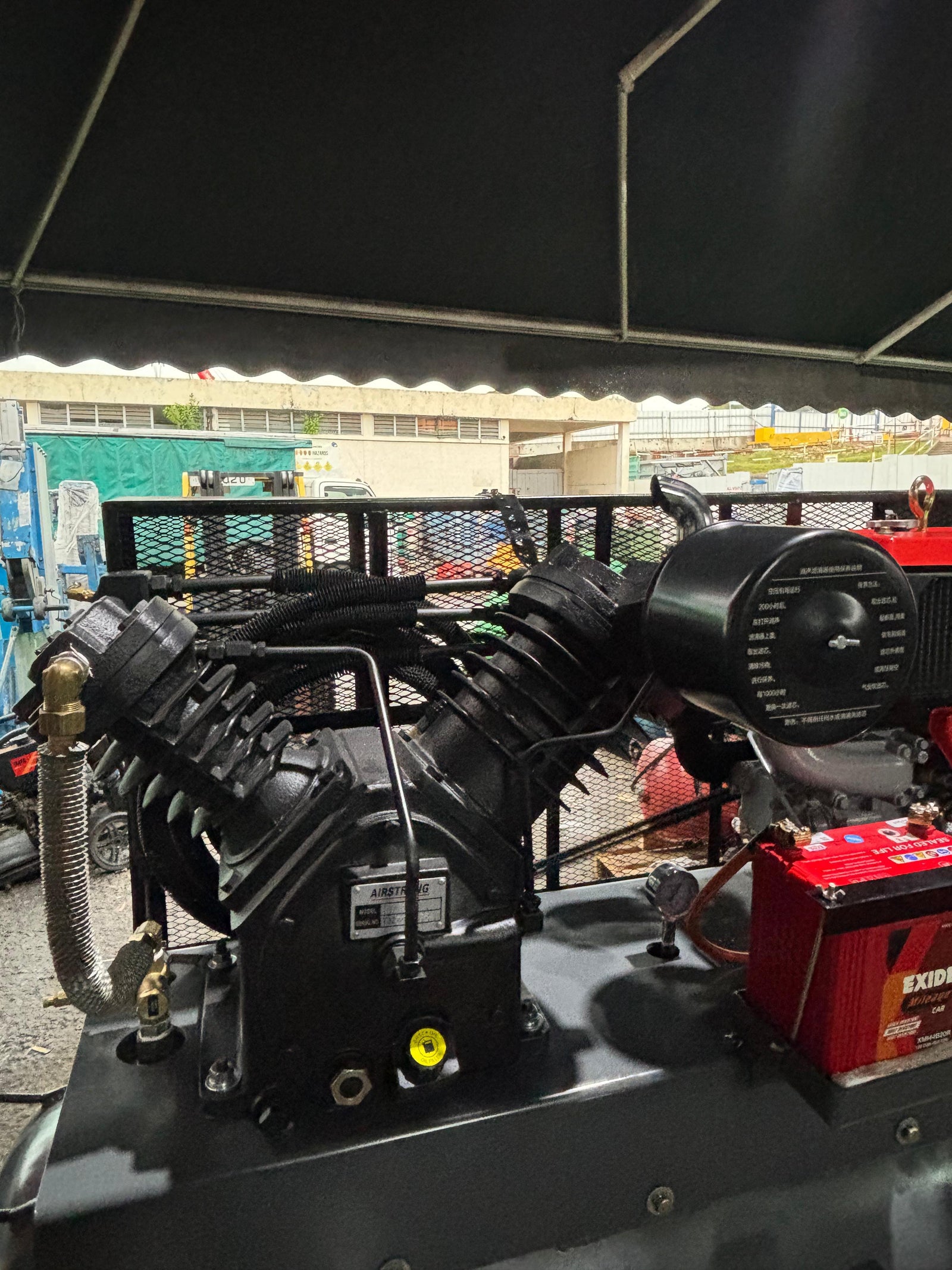 Airstrong Diesel Engine Compressor 10HP 303L 28CFM 12 Bar C/W RK125 En