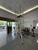 Alum Mini Scaffolding (Platform : 3.3m) Working Height 5.3m With Assy | Model : L-XG178MINI-4.3M Scaffolding XG 