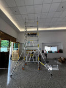 Alum Mini Scaffolding (Platform : 5.3m) Working Height 7.3m With Assy | Model : L-XG178MINI-6.3M Scaffolding XG 