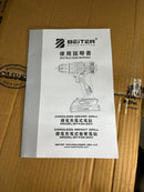 Beiter 10mm Cordless Impact Drill 20V 1.5Ah BL | Model : BT432-20V Cordless Impact Drill BEITER 