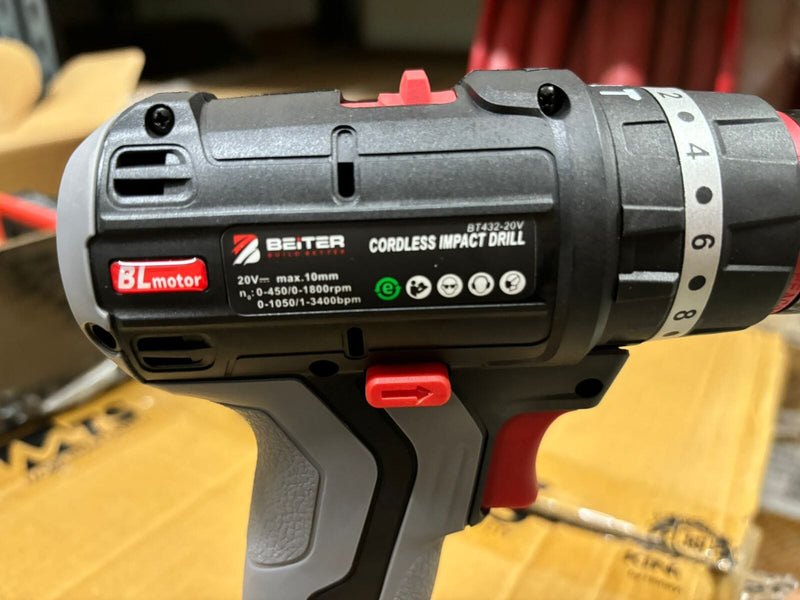 BEITER 20V Cordless Impact Drill 10MM 1.5AH BL | Model : BT432-20V BEITER 