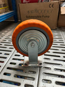 Best Run/OTS Orange PU Castor Wheel 4" 5" 6" 8" | Model : C-OR Castor Wheel OTS 8" Rigid 