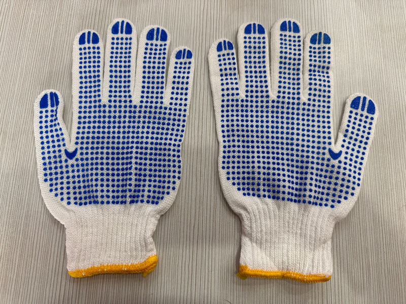 Blue Dot Cotton Glove | Model : GLOVE-DBK-C Glove Aik Chin Hin 