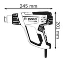 Bosch 2000W Heat Gun High Performance with Temperature Control & LCD Display | Model : B-GHG20-63 Heat Gun BOSCH 