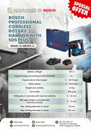 Bosch GBH 185-LI Professional Cordless Rotary Hammer with SDS Plus | Model : B-GBH185-LI Cordless Rotary Hammer BOSCH 