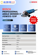 Bosch Professional Angle Grinder 5"