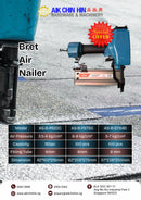 Bret Air Nailer | Model : AS-B-ST64D Air Nailer Bret 