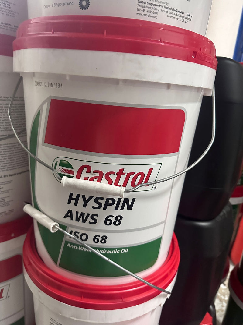 Castrol 18L Hydraulic Oil Aws68 18L | Model : OIL-C6818 Hydraulic Oil Castrol 