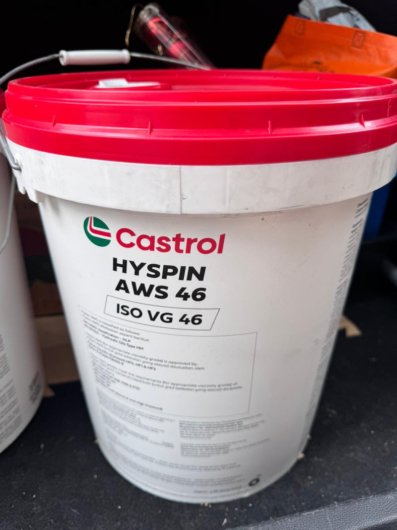 Castrol Hydraulic Oil Aws46 18L | Model : OIL-C4618 Hydraulic Oil Castrol 