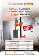 Cayken 12" Diamond Coring Drill |Model: DK-300 Diamond Coring Drill Cayken 