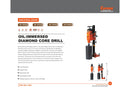 Cayken Diamond Coring Machine 8" (Variable Speed) | Model: DK-202E Diamond Coring Machine Cayken 