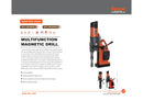 Cayken Magnetic Core Drill KCY-130/4WDO | Model: MD-KCY130/4WDO Magnetic Core Drill Cayken 