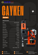 Cayken Magnetic Core Drill KCY-48/2WDO | Model: MD-KCY48/2WDO Magnetic Core Drill Cayken 