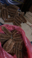 Coconut Fiber Cleaning Brush 6" Black / Brown (Random Colour) | Model : BRUSH-BLACK Brush Aikchinhin 