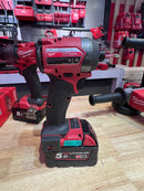 【Combo B】 Milwaukee 18V Combo 13mm Percussion Drill + 1/4" Impact Driver + 2X 5.0AH Battery+ 1 Charger | Model: MIL-M18-JOBSITE-KIT - Aikchinhin
