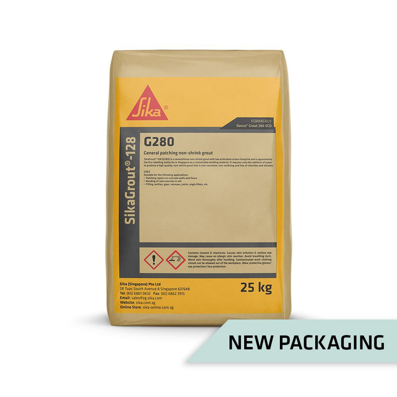 Davco 280 Eco Grout (25kg) (Non Shrinking Grout) | Model : GROUT-D280 Cement Base DAVCO-SIKA 