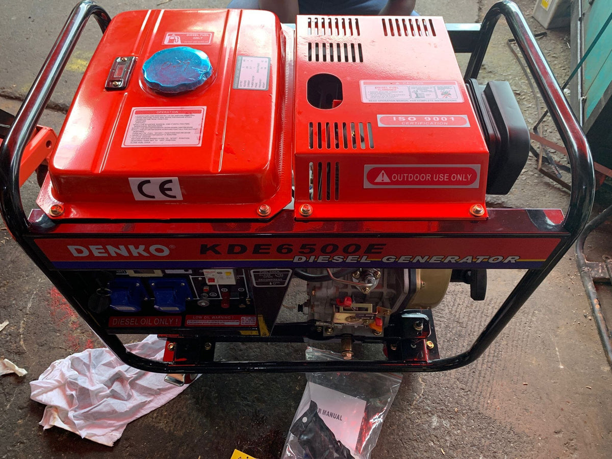 DT 3500ページ Denko Diesel Generator 5.0 kW with NS40 Battery | Model : KDE6500E-DEN
