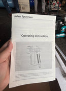 Dino-Power 1600W 220 Bar Electric Diaphragm Airless Paint Sprayer | Model : AS-DP-X960C AIRLESS PAINT SPRAYER Dino-Power 