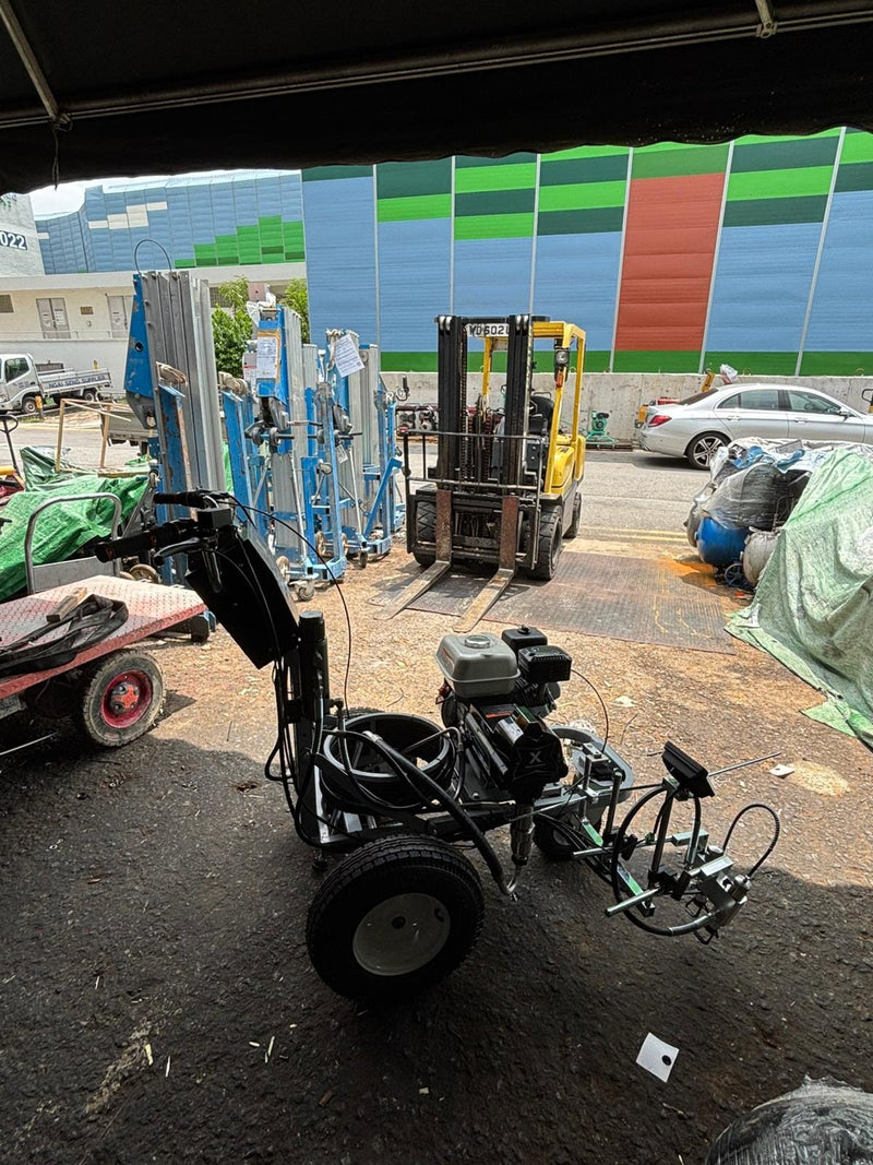 Dino-Power Airless Road Line Sprayer Marker C/W 2 Gun & 15m Pressure Hose (Honda Engine) | Model: AS-DP-X32L Road Line Paint Dino-Power 