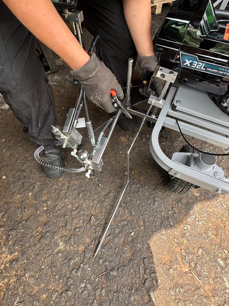 Dino-Power Airless Road Line Sprayer Marker C/W 2 Gun & 15m Pressure Hose (Honda Engine) | Model: AS-DP-X32L Road Line Paint Dino-Power 