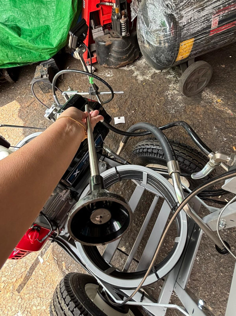 Dino-Power Airless Road Line Sprayer Marker C/W 2 Gun & 15m Pressure Hose (Honda Engine) | Model: AS-DP-X32L Road Line Paint Dino-Power 