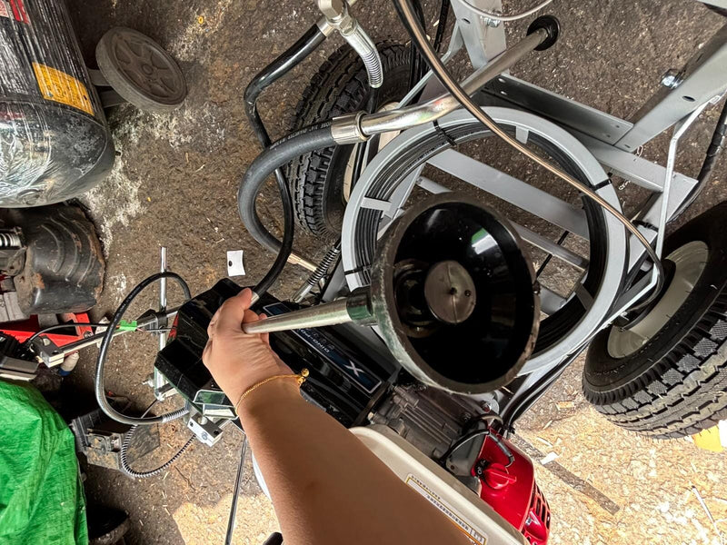 Dino-Power Airless Road Line Sprayer Marker C/W 2 Gun & 15m Pressure Hose (Honda Engine) | Model: AS-DP-X32L Road Line Paint Dino-Power 