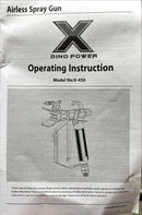 Dino Power X45 Spray Gun with 517 TIP X450 | Model: AS*X45-SG Spray Gun Dino-Power 