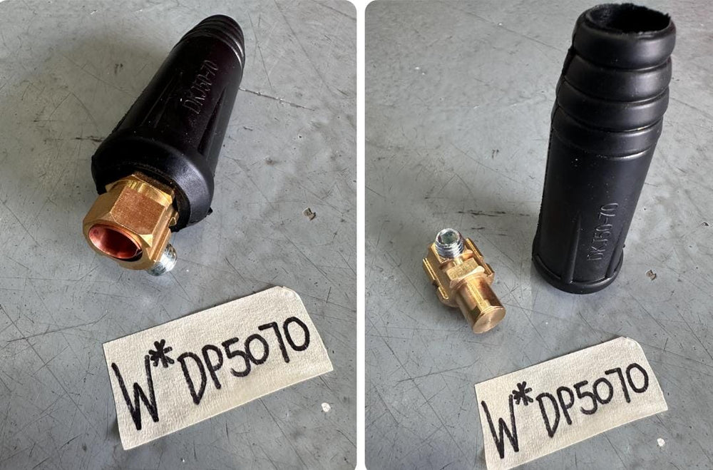 thumbnail image 2 of DYNATEX Male Dinse Type Welding Plug – 50mm To 70mm – For Welder Cable, Model DX/4001114 2 of 5