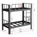 Double Decker Bed (Metal) (Steel) | Model: BED-DD-XG Double Decker Bed Metal Aik Chin Hin 