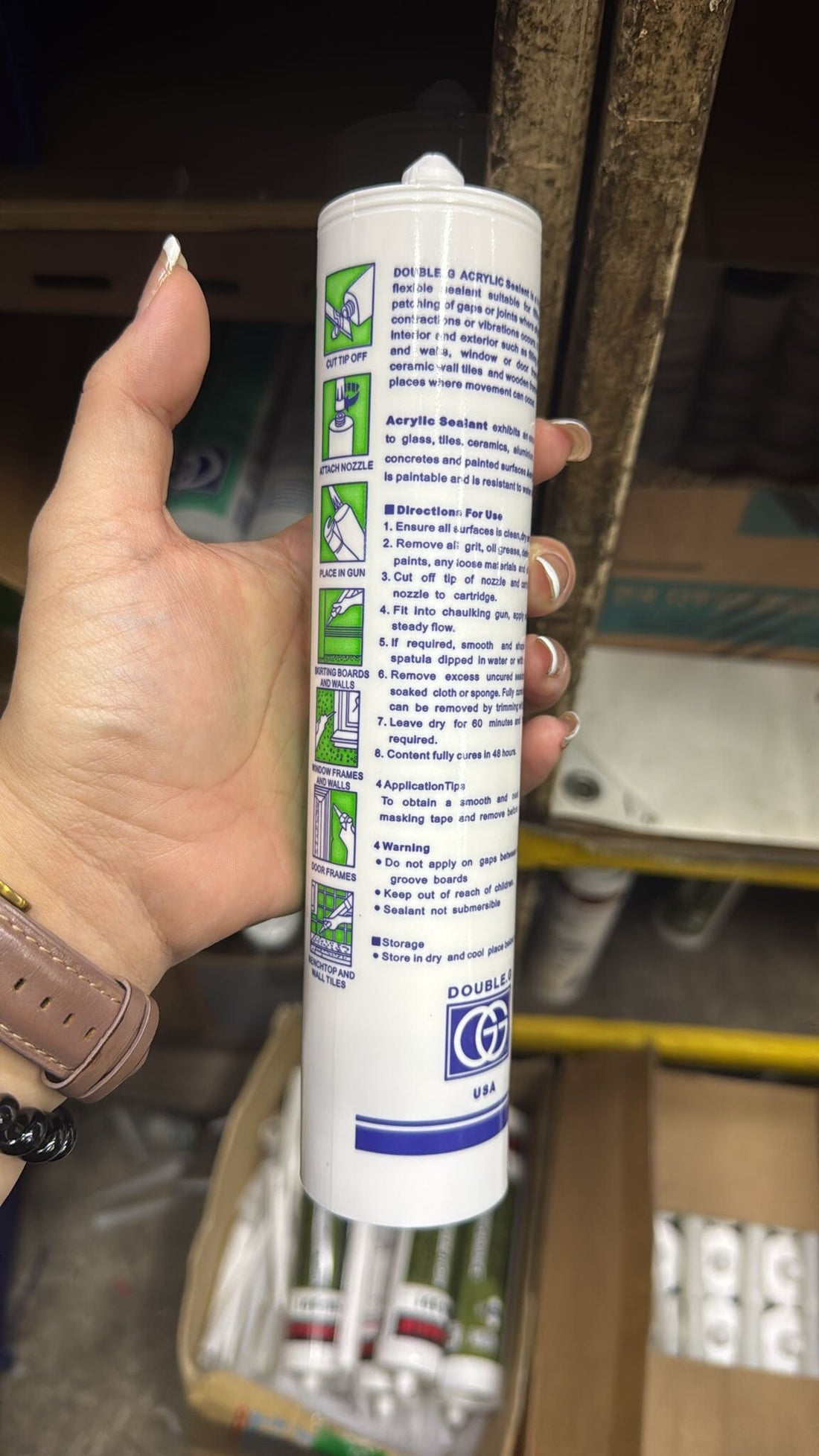 Double-g acrylic sealant | Model : SIL-A-DG
