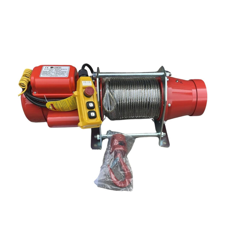 Duke Winch 230V, 500Kg 8mmx60m Electric Wire Rope Winch | Model : WIN-DU210 Winch Duke 