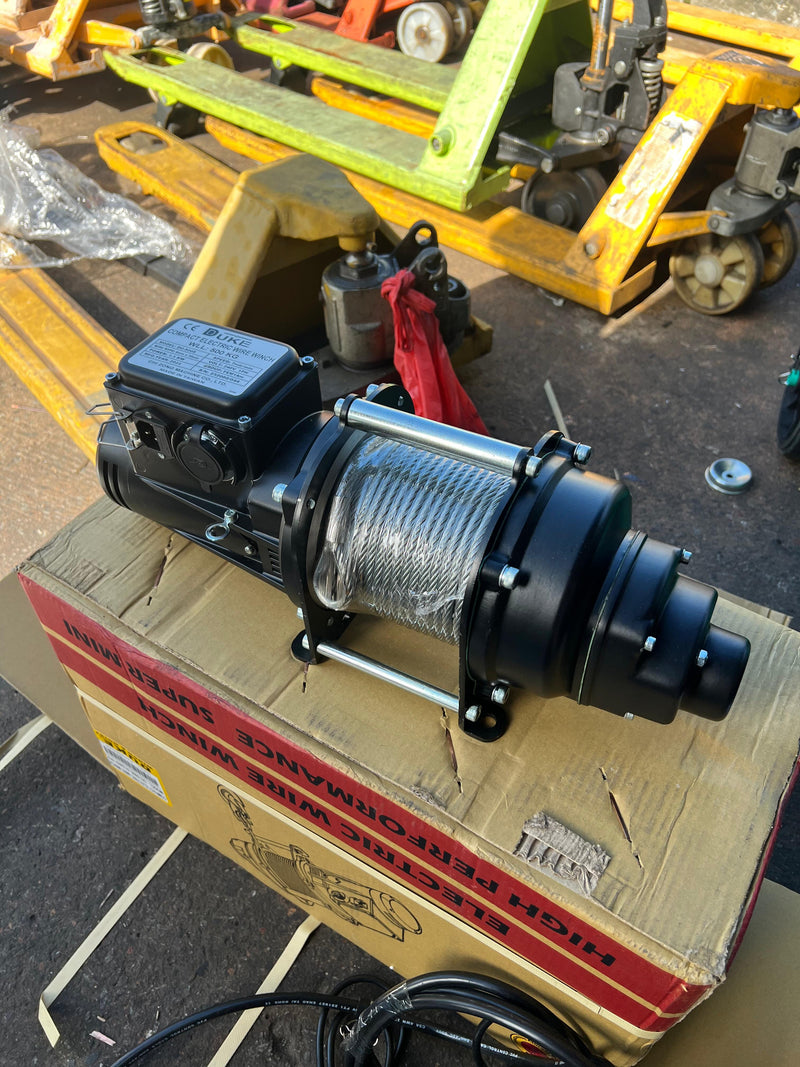 Duke Winch 230V , 500kg Electric Compact Wire Rope Winch (Light Duty Use Only) | Model : WIN-DU500S Winch Duke 