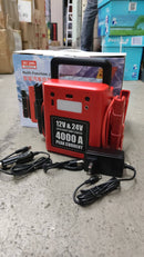Emergency Car Vehicle Jump Start 27000mAh Intelligent Jump Starter with LED &amp; Phone Charging Charger Power Bank Portable Power Source Multi Function 12V &amp; 24V 1200A for Car