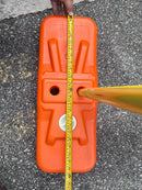 Fence Base Orange Water Fill for Fence 1818 | Model: FENCE-BASE Aik Chin Hin 