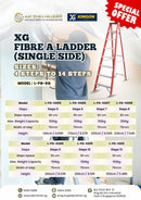 FG Fibre A Ladder (Single Side) - Red