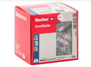 Fischer Duoblade Plug/Partition Wall Plug 8X44mm (50pc/Box)(545675) (No Need Drill, Hold Weight Up To 34kgs) | Model: 545675 Duoblade Plug Fischer 