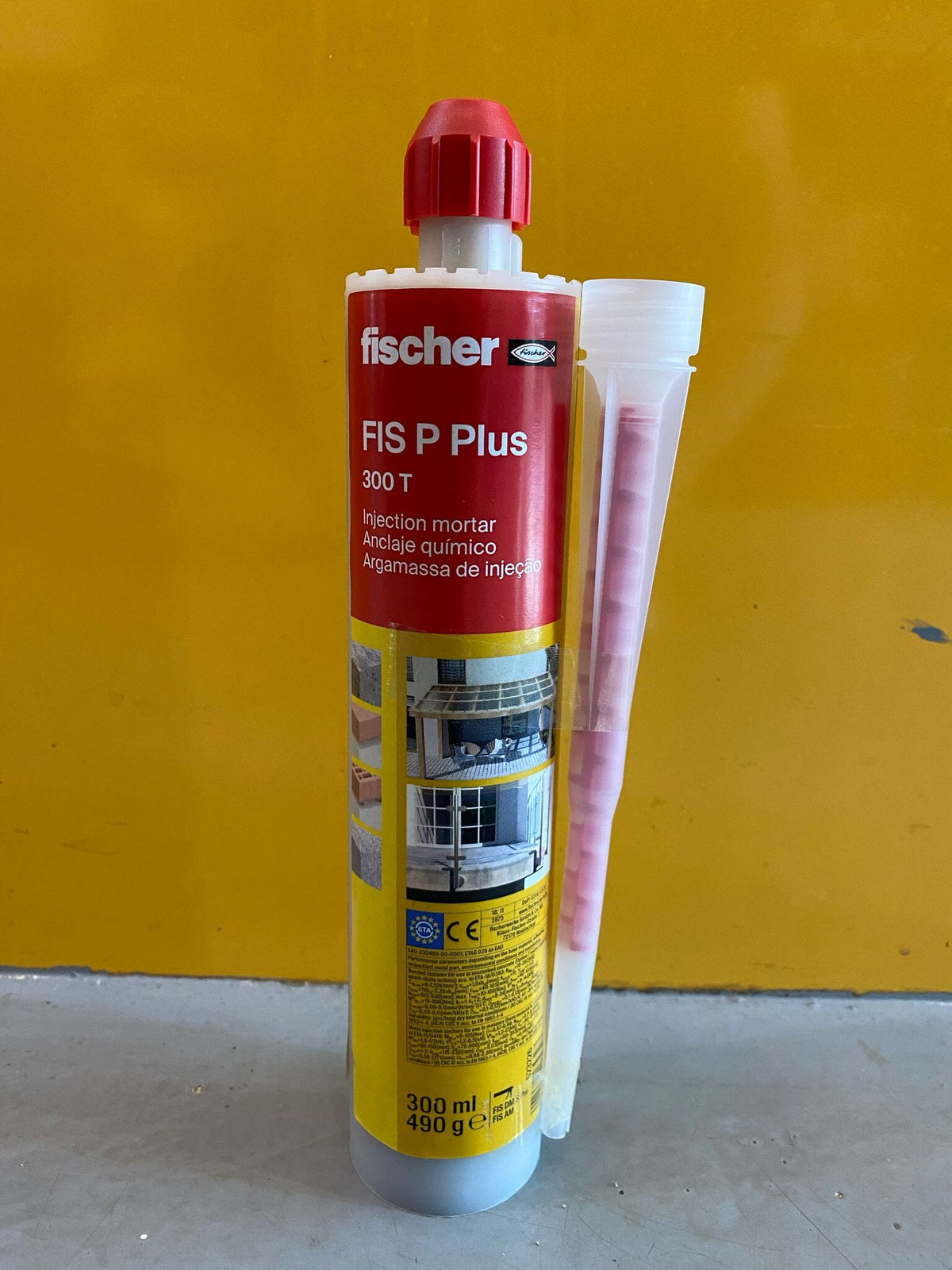 Deep Fitter（30ml_23） Fischer FIS P Plus 300 T Injection Mortar (523226)(SEA300)(12pc/Box) |