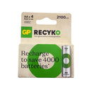 GP Recyko AA Rechargeable Battery | Model : BAT-GP2100MA Battery GP 