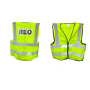 Green Safety Vest -Cotton Zip Jacket With Pocket-REO | Model: VEST-G-WP-REO Safety Vest Aiko 