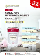 Gush Core Pro Interior Paint 20L - White - 9102 | Model: GUSH-CP-00E55 Interior Paint Gush 