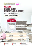 Gush Core Pro Interior Paint 20L - White - 9102 | Model: GUSH-CP-00E55 Interior Paint Gush 