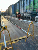 H3' A-Frame Steel Barricade (Yellow) | SFD-SFPS Barricade Aiko 