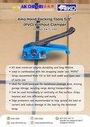 Hand Packing Tools 5/8" (PVC) Without Clamper | Model : PKTL-YM Pvc Strap Aiko 